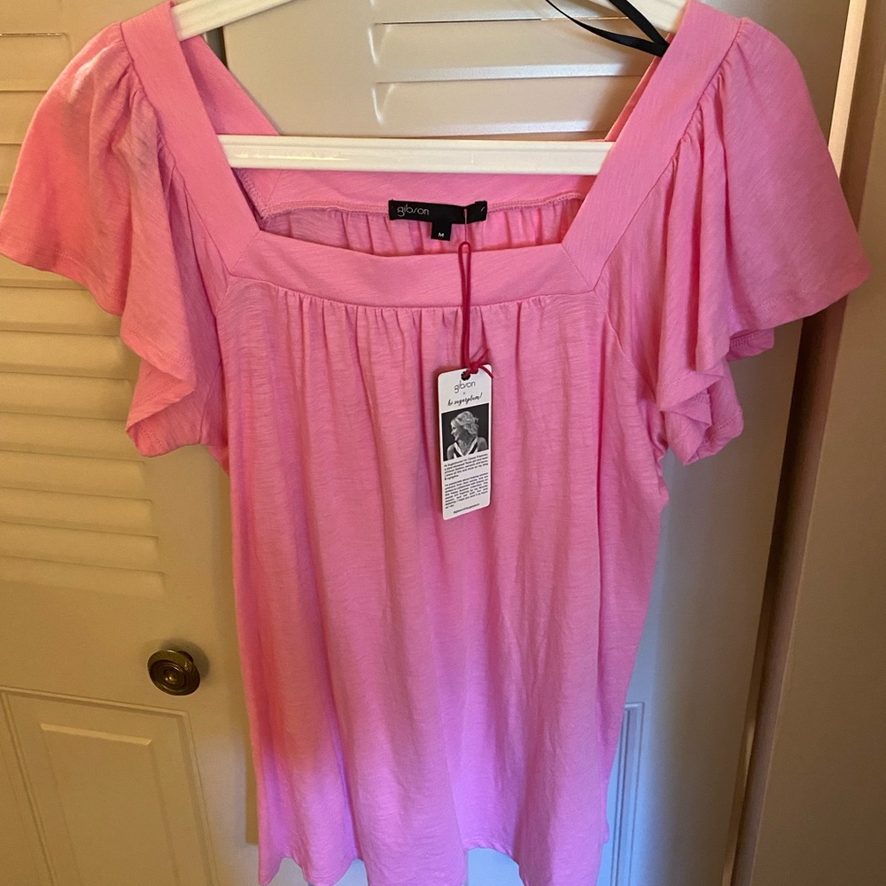 Gibson NWT sz M pink top